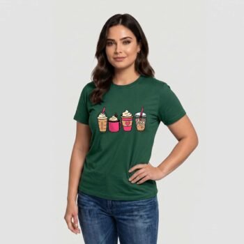 Ice Cream Printed Women's Cotton T-shirt