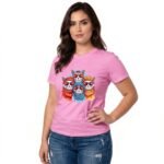 Smart Cat Vibe Printed Women's Cotton T-shirt