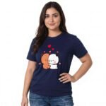 Kitty Love Printed Women's Cotton T-shirt