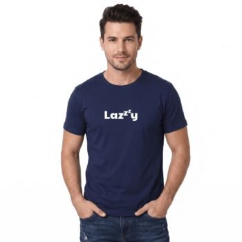 Lazzy Melt Printed Men's Cotton T-shirt