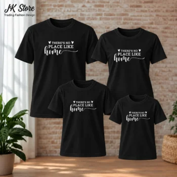There's no place like Home Family Combo Cotton T-shirt
