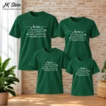 Home Love Resides Quotes Family Combo Cotton T-shirt