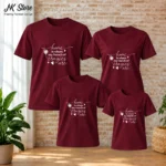 Home Sweet Home Quotes Family Combo Cotton T-shirt