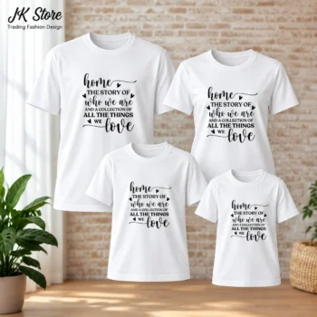 Home Story Family Combo Cotton T-shirt