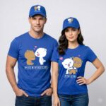 Perfect Pair Couple T-Shirt and Cap Combo Set