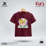 Lion Giraffe Ride Juniors Cotton T-shirt
