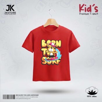 Born To Surf Juniors Cotton T-shirt
