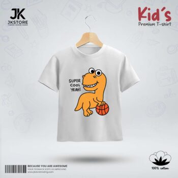 Super Cool Dragon Basketball Cotton T-shirt