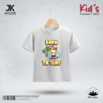 Born To Surf Juniors Cotton T-shirt