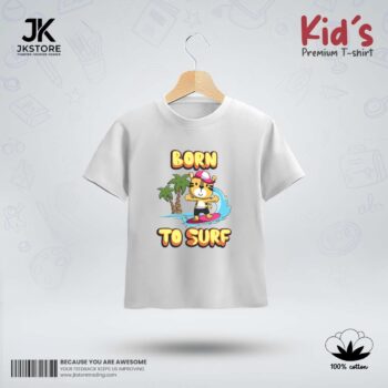 Born To Surf Juniors Cotton T-shirt