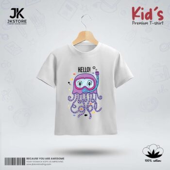 Hello Octopus Juniors Cotton T-Shirt