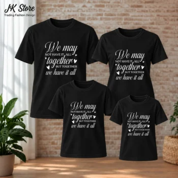 Love Quotes Family Combo Cotton T-shirt
